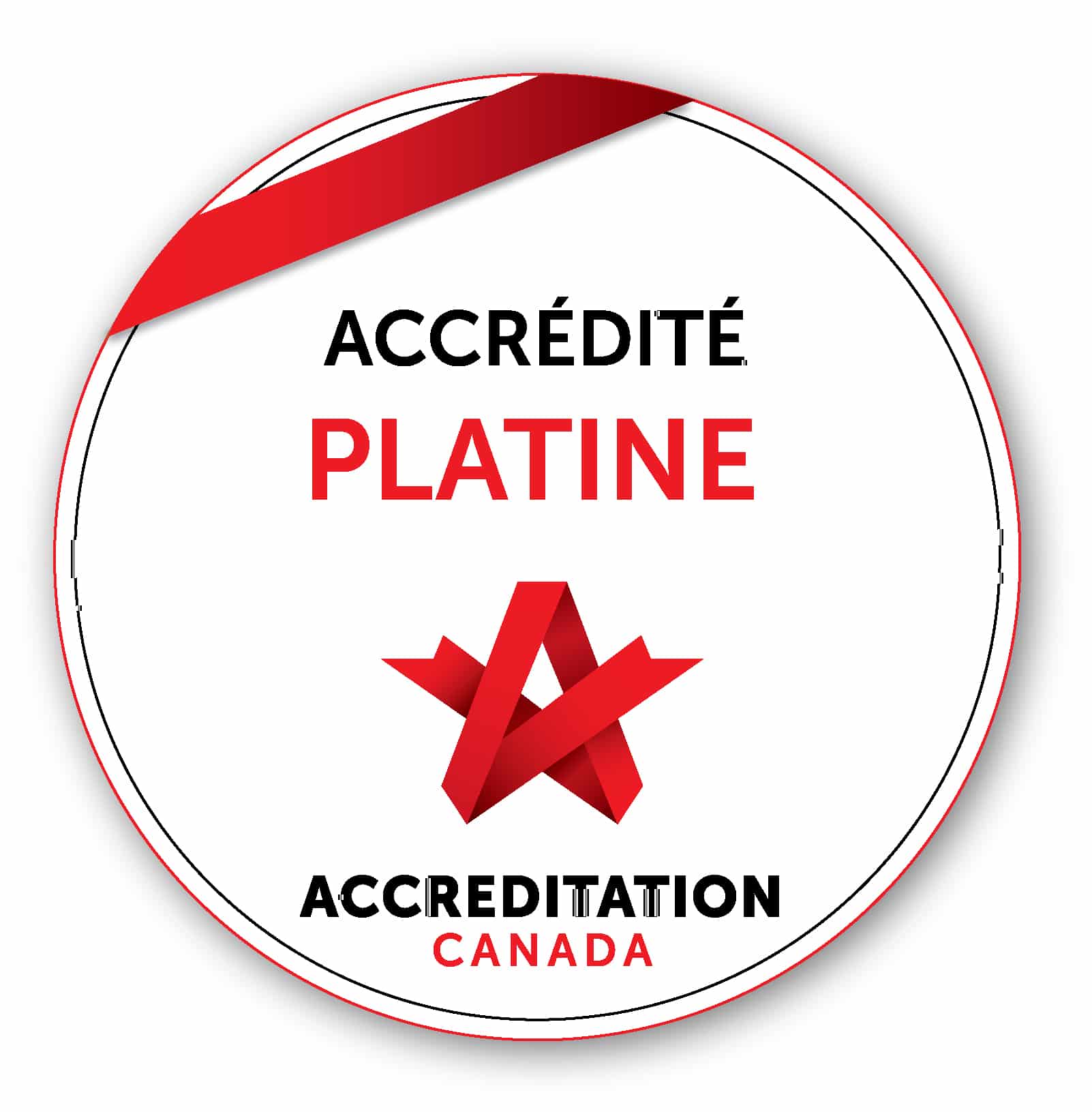 Sceau officiel Accréditation Platine - Accréditation Canada International