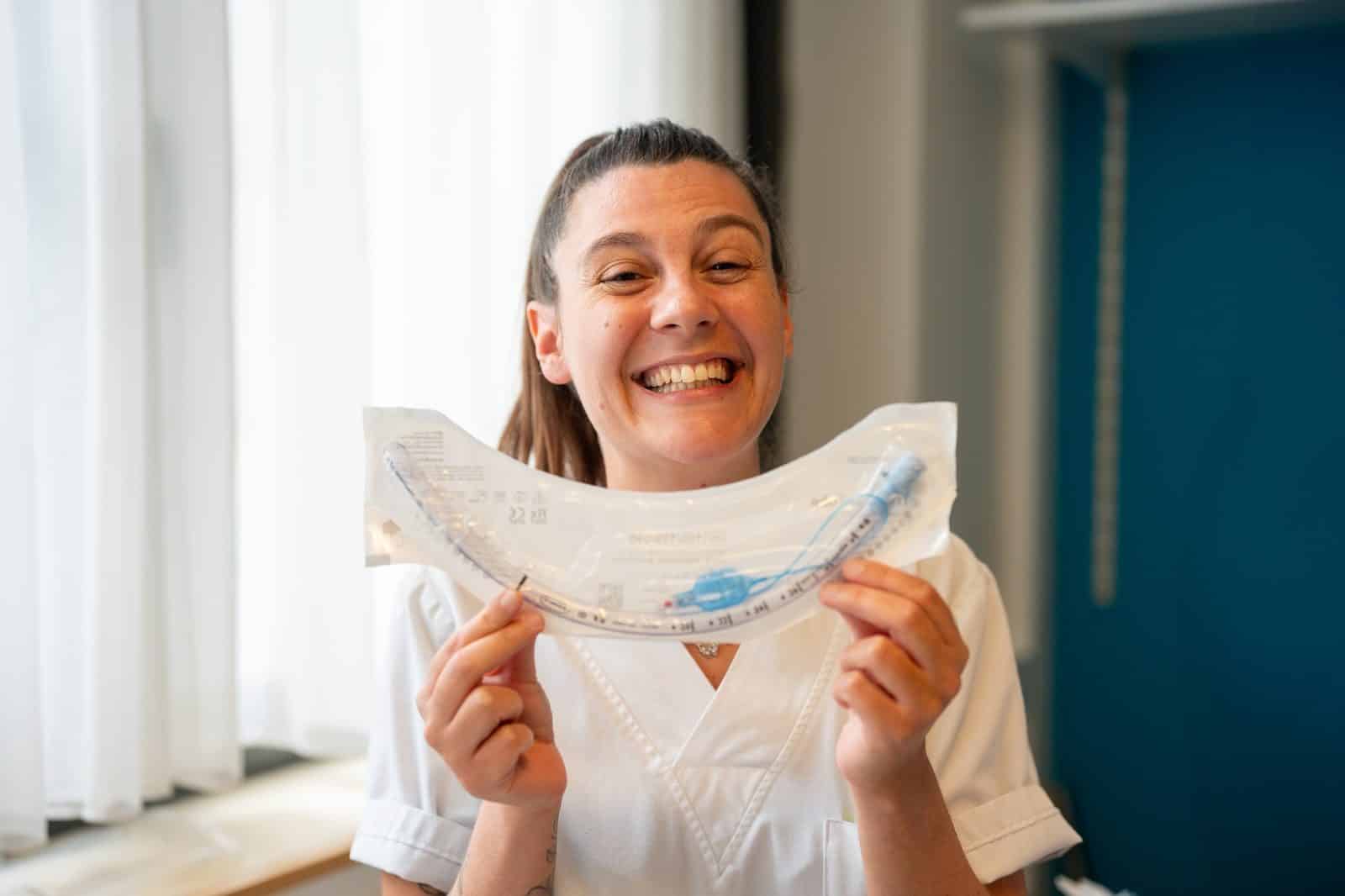 Soignante SLBO — équipement médical